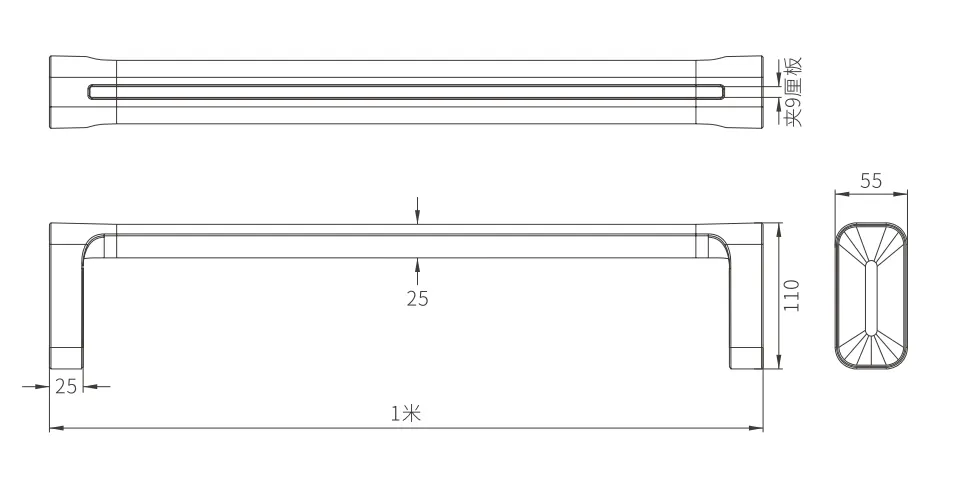 CH-022 Oblong Elliptical Screen Wiring Channel thumbnail 2