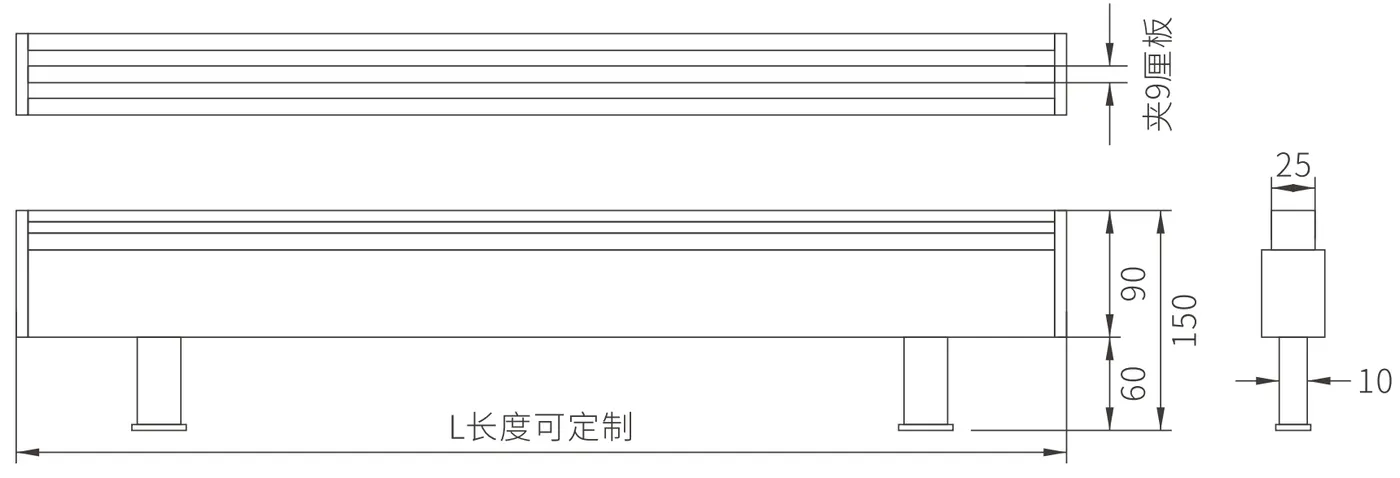 CH1003 Aluminum Screen Clamp thumbnail 2
