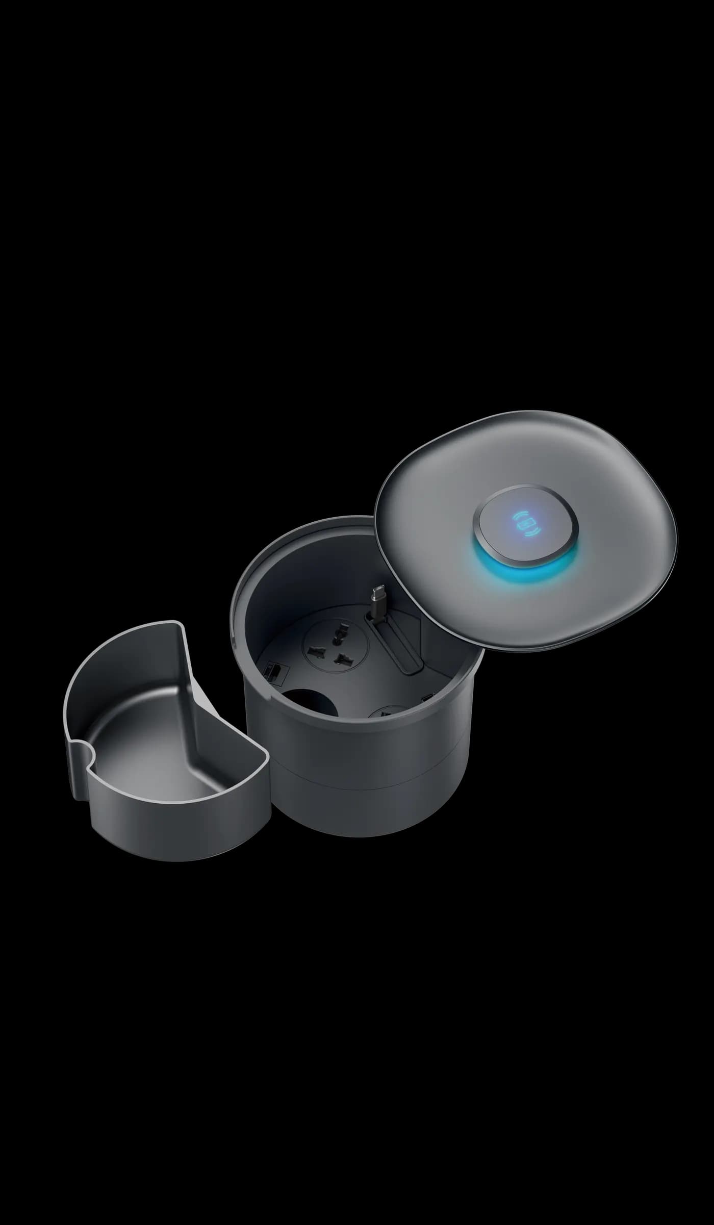 CHG-026 Rounded-Square Cable Box (Wireless Charging) thumbnail 6