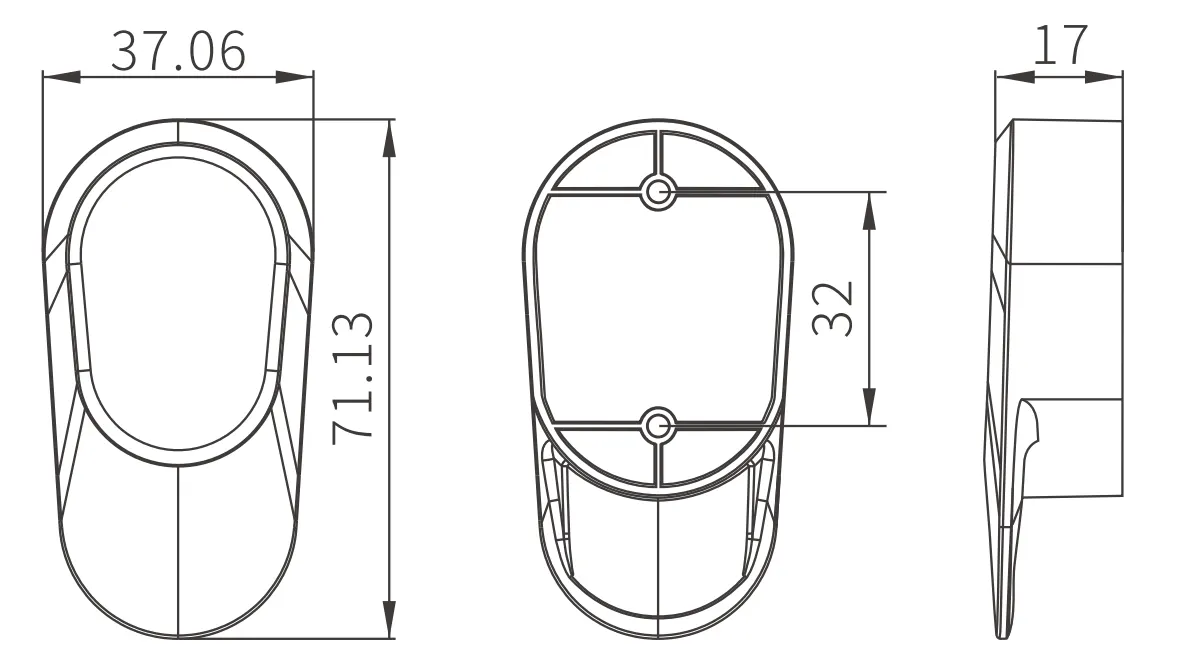 CHTV01-1 Oval Combination Lock with Handle thumbnail 3