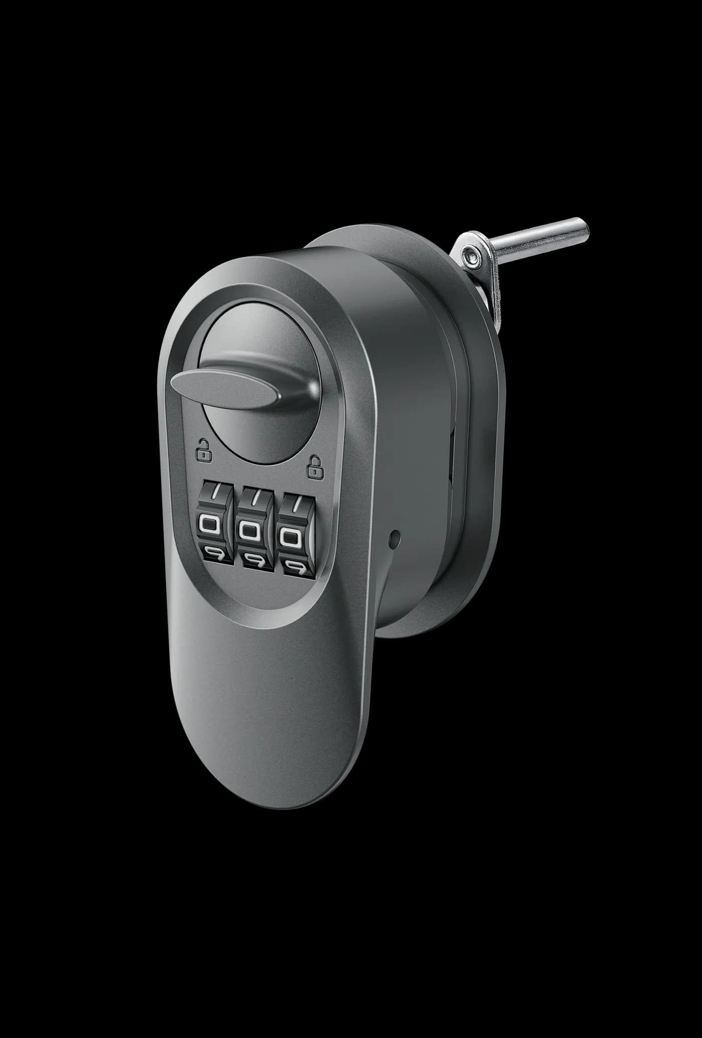 CHTV01-1 Oval Combination Lock with Handle thumbnail 4