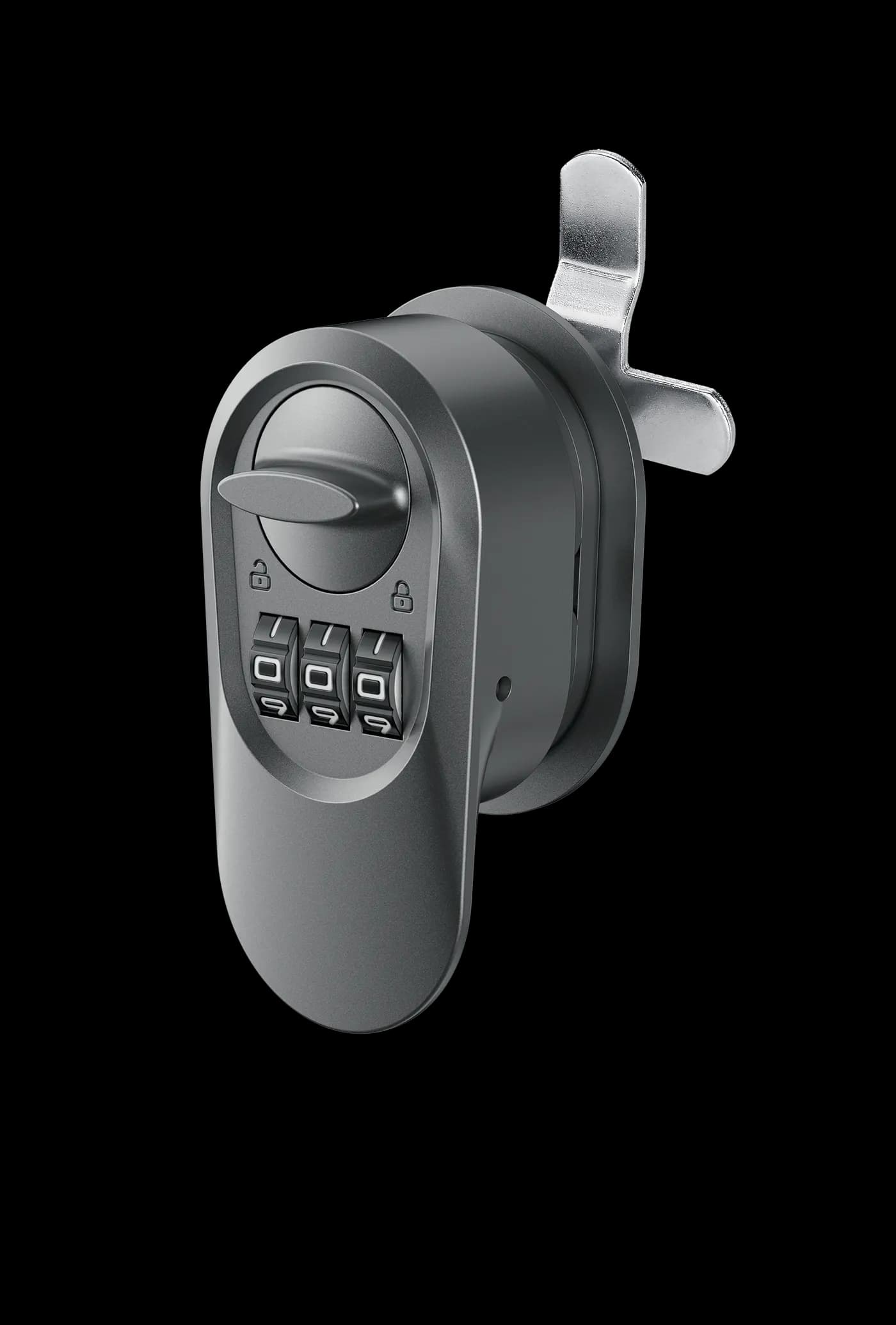 CHTV01-1 Oval Combination Lock with Handle thumbnail 5