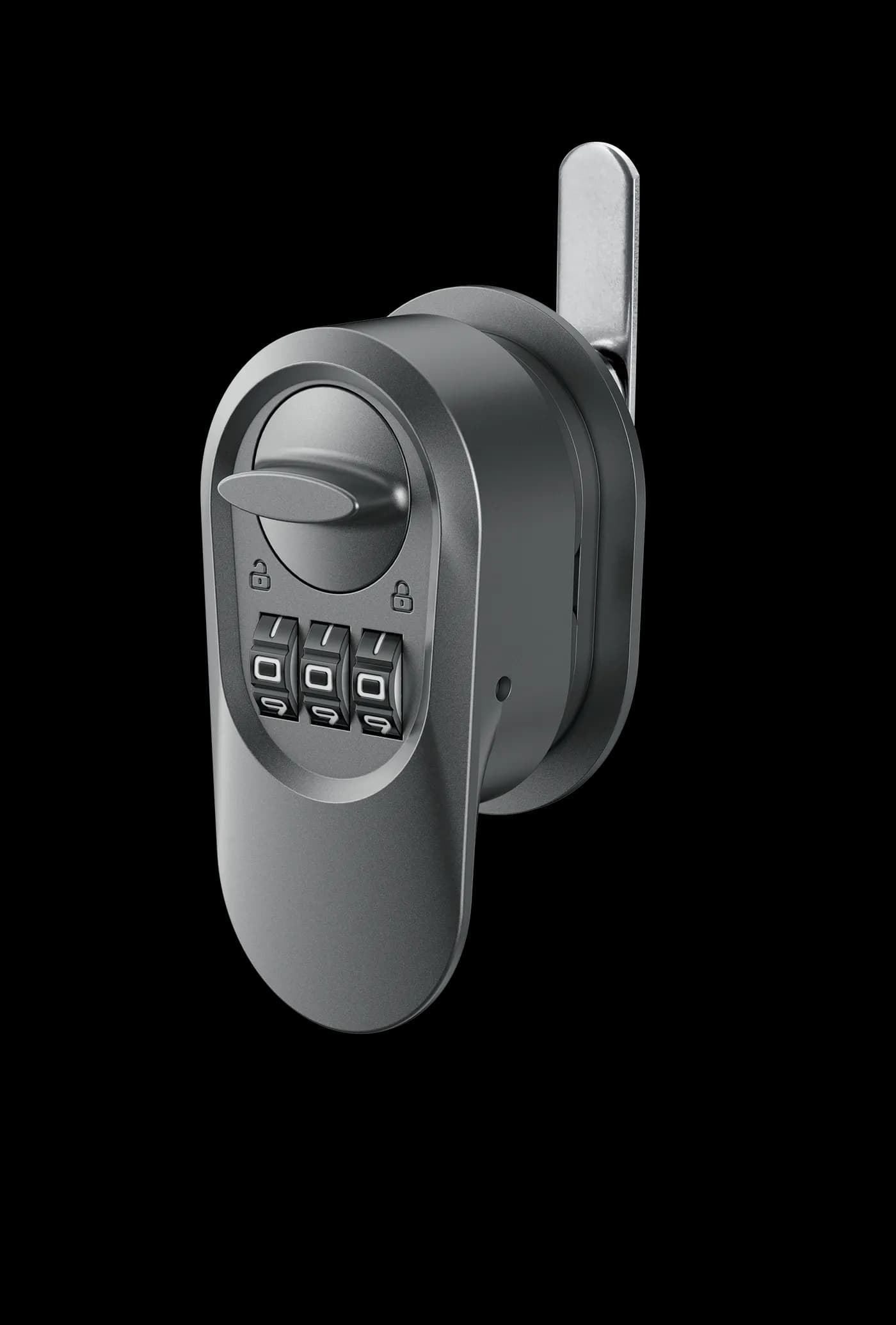 CHTV01-1 Oval Combination Lock with Handle thumbnail 6