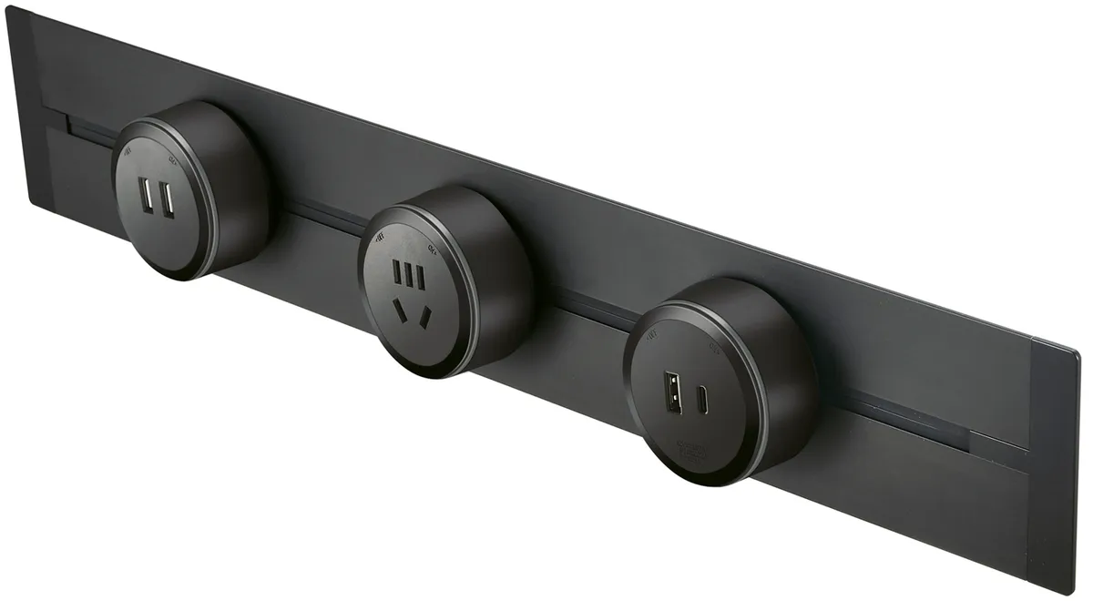 Power Tracks & Desk Power — Power Track Systems
